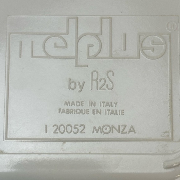 Melplus R2S Monza Artist Signed Snowy Winter Scene Trees Serving Tray Italy 90’s - Picture 4 of 12